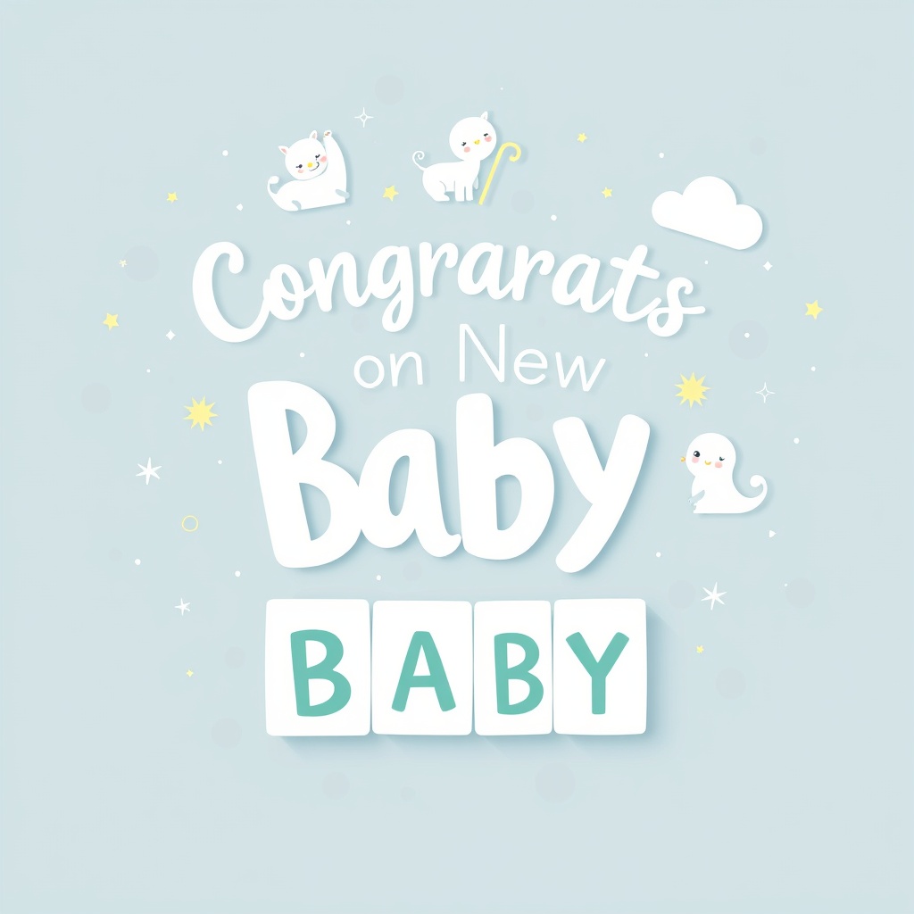 Congrats Baby Boy – view 1