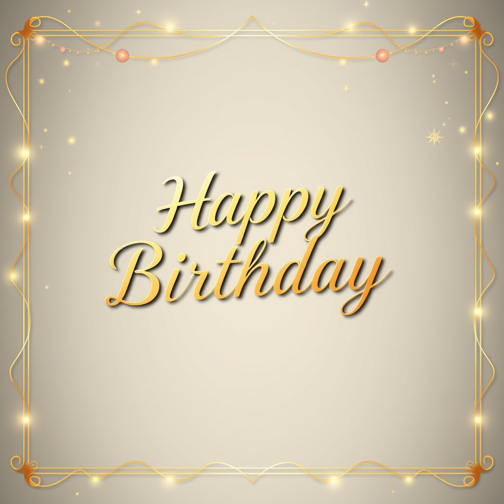 Birthday Gold – view 1