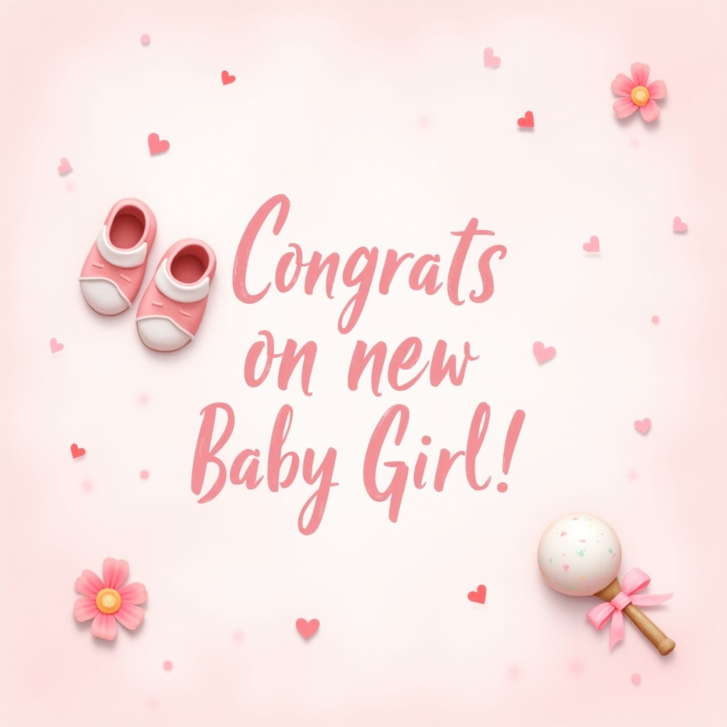 New Baby Girl rose arrangement – Arizona Roses