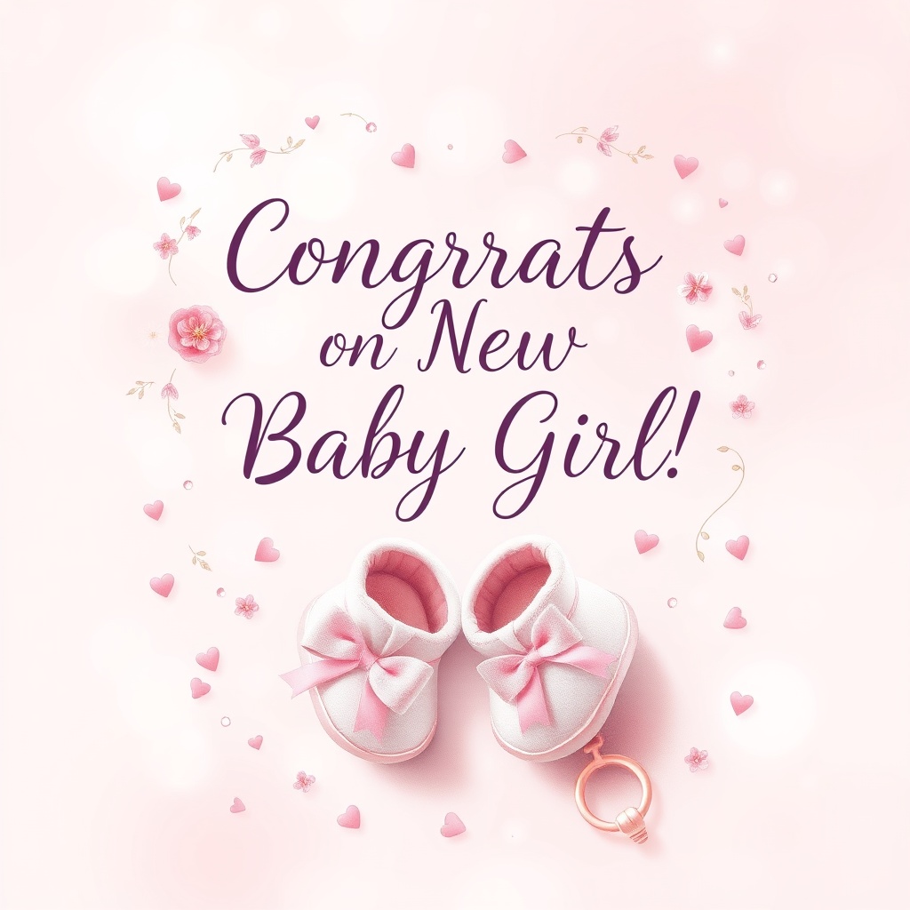 Congrats Baby Girl – view 1