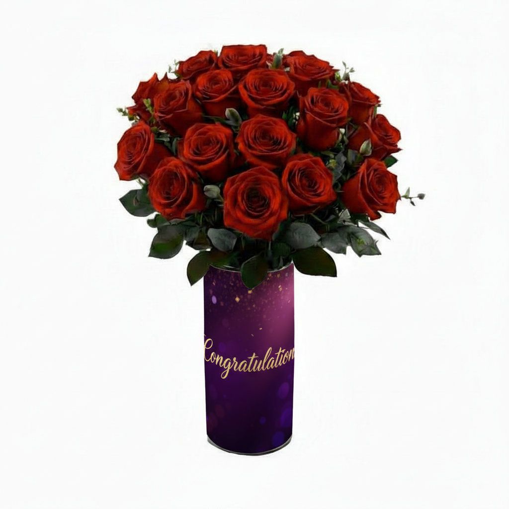 Purple Congrats – view 2