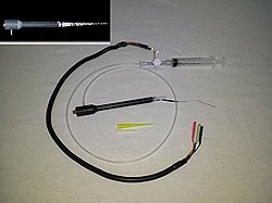 3-lead isolated Biopotential Recording Cable to Suction electrode