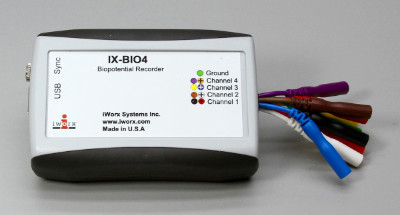 4 Channel Biopotential Recorder with LabScribe Software