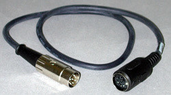 Adapter Cable - M/F DIN with x10 Gain Resistor