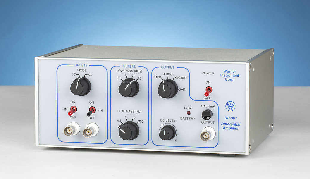 Warner DP-301 single channel AC/DC differential pre-amplifier