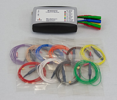 Small Animal 12 Lead ECG Recorder system with LabScribe ECG analysis Software