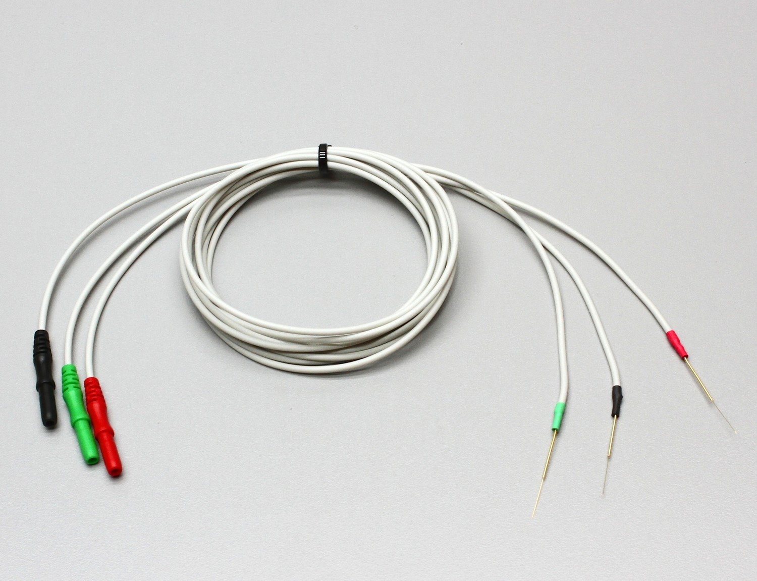 Recording Cable - 3 Lead Pin to 1 inch gold plated needles. Replaced with the C-ISO-PN3