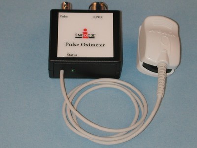 Pulse Oximeter for use with iWorx amplifiers - finger sensor