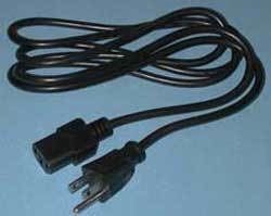 Power Cable with US Style Plug (6 ft.)