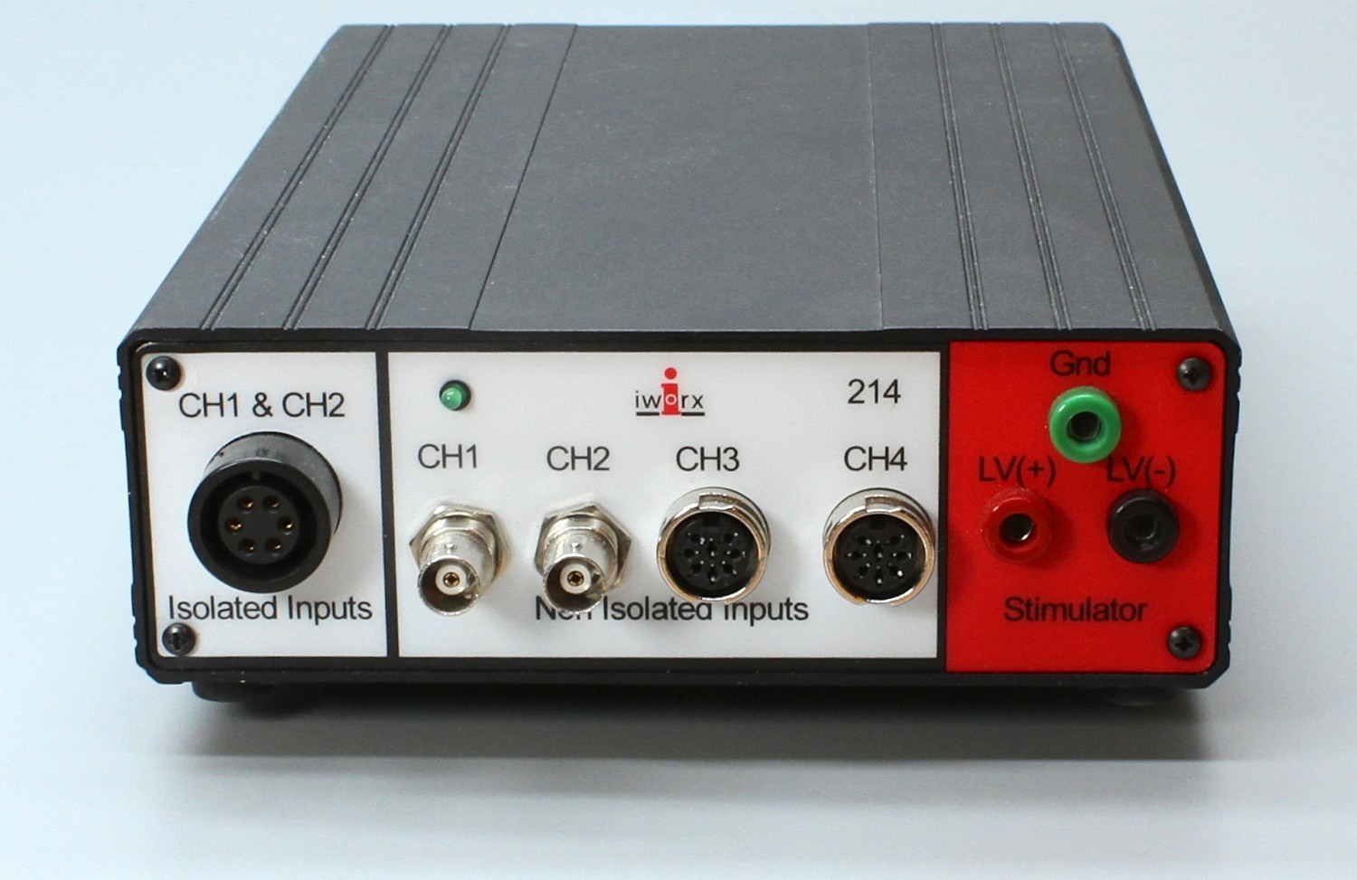 iWorx/214 Four Channel 16 bit, 100 kHz Data Acquisition System