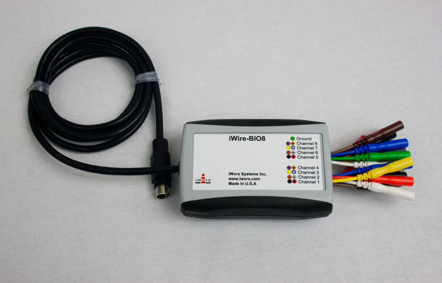 Isolated 8 Channel Biopotential iWire Recording Module