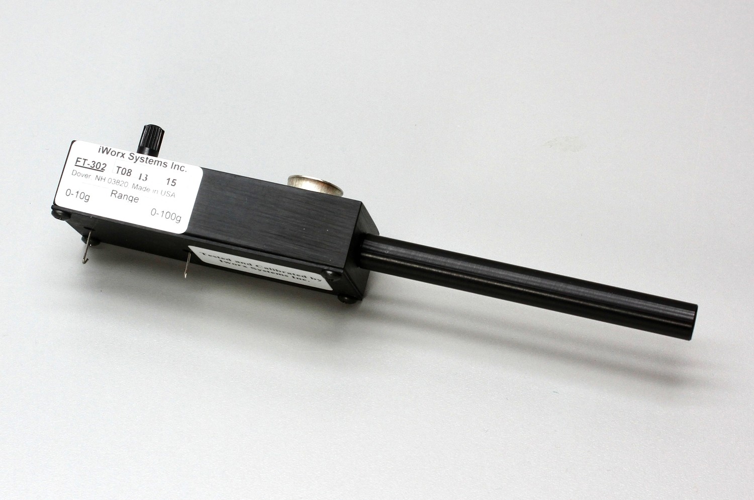 Dual Range Force Transducer (0 to 10g and 0 to 100g)