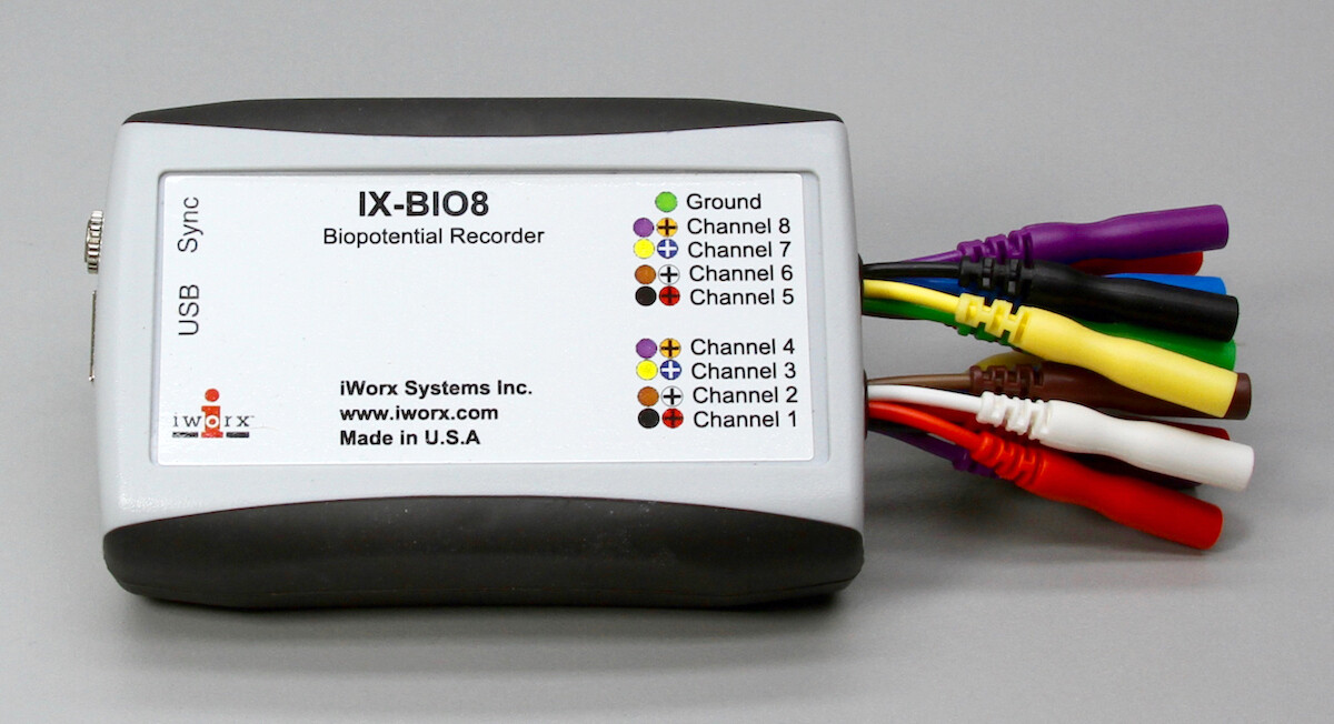IX-BIO8 8-Ch Isolated Biopotential Recorder