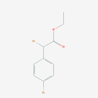Ethyl para bromo phenyl alpha bromo acetate - 77143-76-1 - alpha,4-Dibromophenylacetic acid ethyl ester - C10H10Br2O2