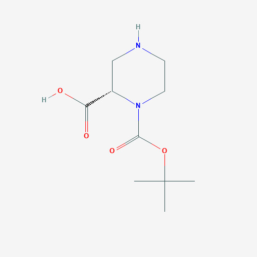 (S)-1-BOC-Piperazine–2–carboxylic acid - 159532–59–9 - (S)-1-(tert-butoxycarbonyl)piperazine-2-carboxylic acid - C10H18N2O4