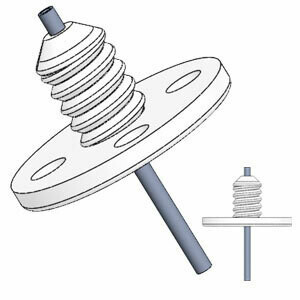 Single Flanged Guide Cannula for Mice