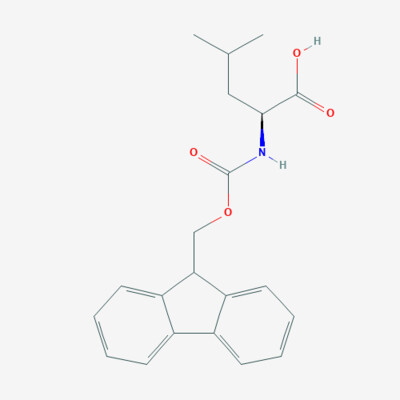 FMoc-L-Leucine - 35661-60-0 - N-(9-fluorenylmethoxycarbonyl)-L-leucine - C21H23NO4