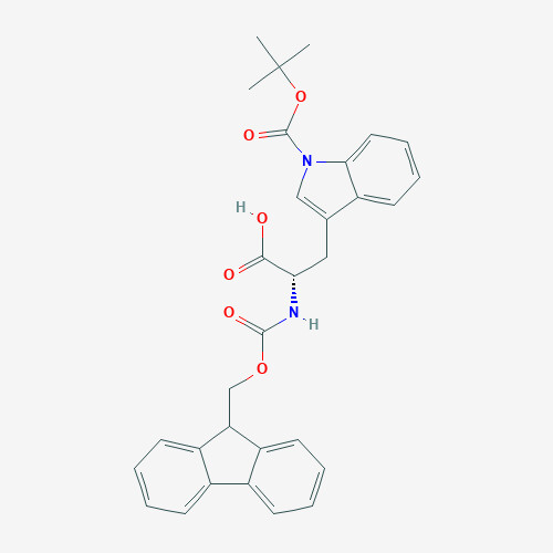 FMoc-Tryptophan(BOC)-OH - 143824-78-6 - Nalpha-[(9H-Fluoren-9-ylmethoxy)carbonyl]-N1-tert-butoxycarbonyl-L-tryptophan - C31H30N2O6