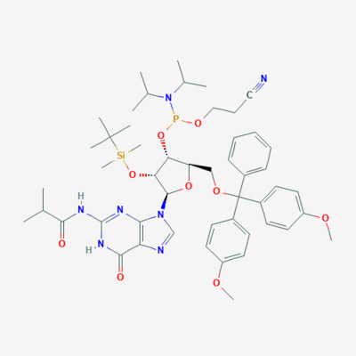 5'-O-DMT-2'-OTBDMS N-iBu Guanosine Phosphoramidite (Amidite) - CAS No. 147201-04-5