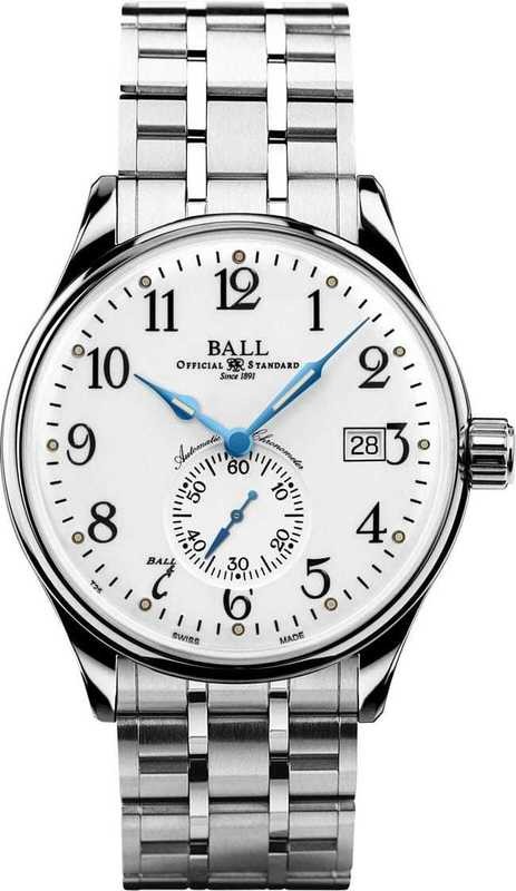 Ball Watch Trainmaster Standard Time NM3888D-S1CJ-WH