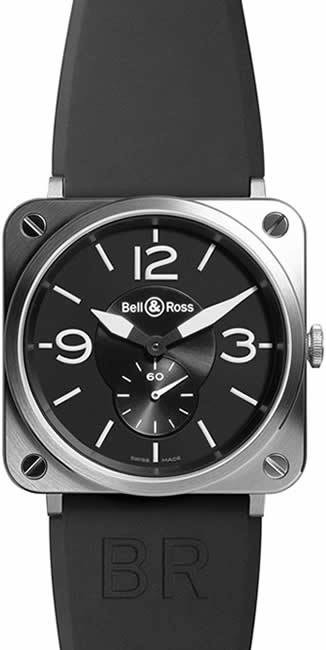 Bell Ross BR S Steel BRS BL ST SRB Exquisite Timepieces