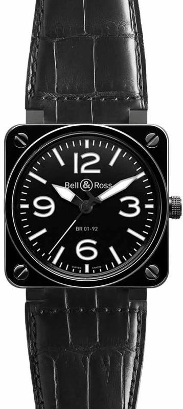 Bell & Ross BR 01-92 CERAMIC BR0192-BL-CER-SCR