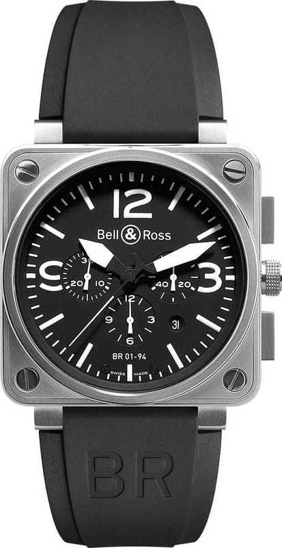 Bell & Ross BR01-94 Chronograph Instrument BR0194-BL-ST