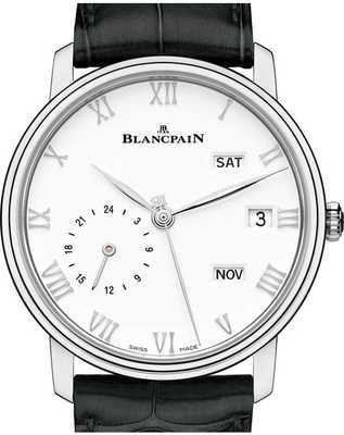 Blancpain Villeret Quantieme Annuel GMT Steel 6670-1127-55B