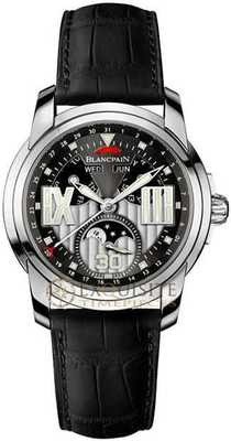 Blancpain L Evolution Pase de Lune 8 Jours Complete Calendar In Stainless Steel 8866-1134-53B
