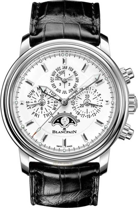 Blancpain Leman Perpetual Calendar White 2685F-1127-53B