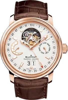 Blancpain Leman Tourbillon Grand Date Rose Gold 2925-3642-53B