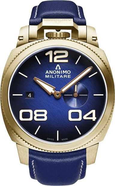 Anonimo Militare Automatic Bronze Blue Dial AM-1020.04.003.A03 - Exquisite  Timepieces