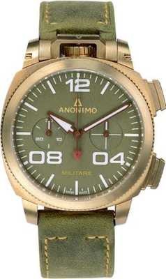 Anonimo Chrono Bronze Case Khaki Dial