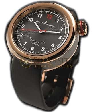 Giuliano Mazzuoli Manometro S Polished Rose Gold and Titanium