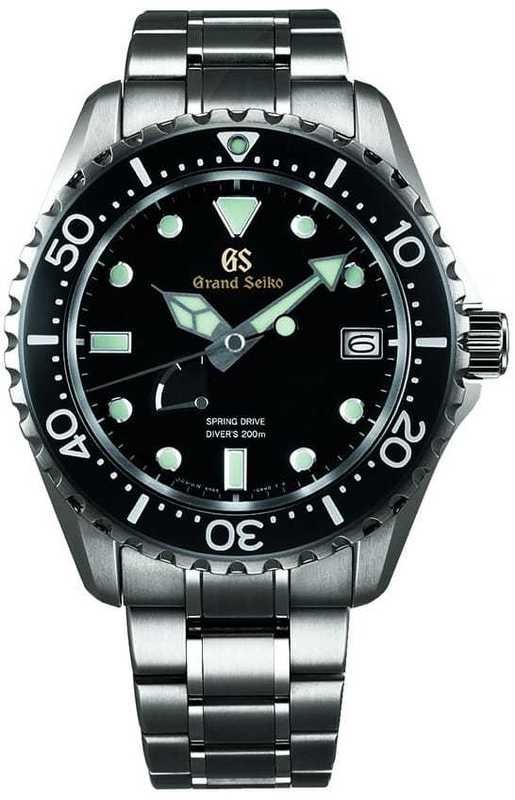 Grand Seiko SBGA231 Spring Drive Diver Black Dial