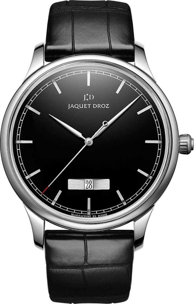 MARY QUANTGジャン Jaquet Droz Grande Heure Minute Quantieme Onyx J017530270