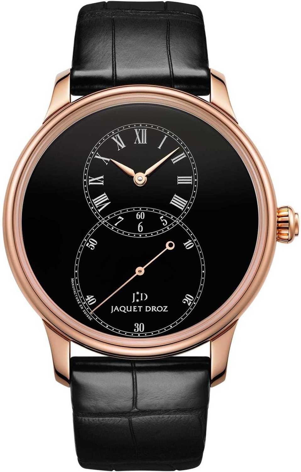 Jaquet Droz Grande Seconde Black Enamel J014013200 - Exquisite