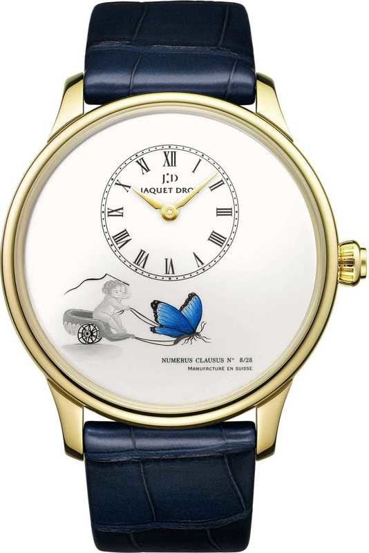 Jaquet Droz Petite Heure Minute The Loving Butterfly J005031200