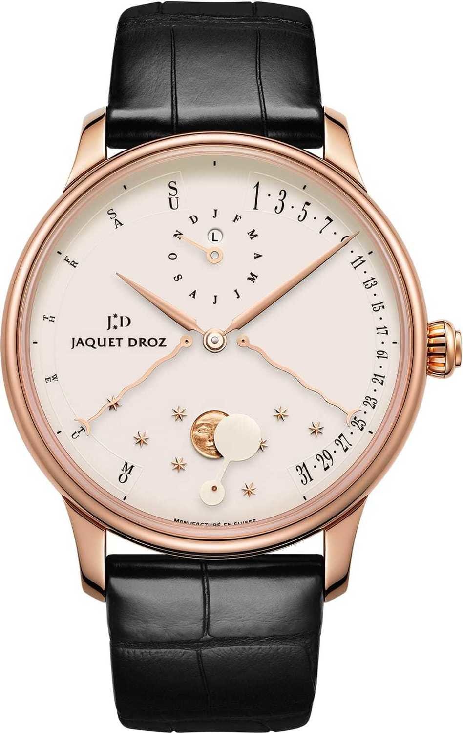 Jaquet Droz Quantieme Perpetuel Eclipse Email Ivoire J030533201
