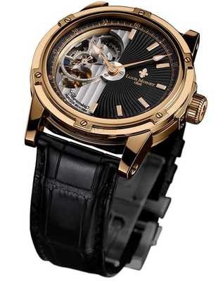 Louis Moinet Mecanograph 18k Gold Black Dial LM-31.50.55