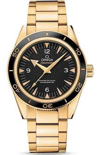 Omega Seamaster 300 Master Co-axial 41mm Yellow Gold on Bracelet