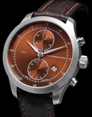Schaumburg Watch Chronograph No 1 Brown
