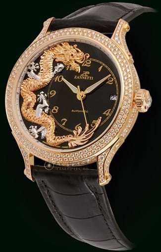 Zannetti Regent Dragon Black Joaillerie R5D.A1R-N.AFD - Exquisite Timepieces