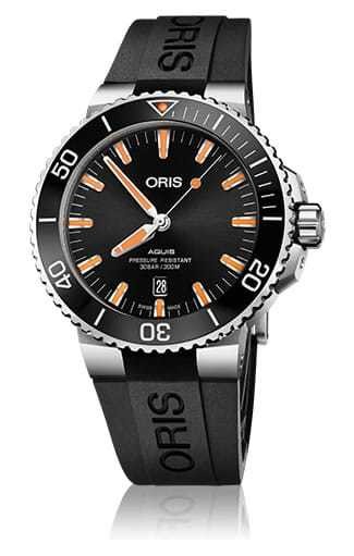 Oris Aquis Date Black Orange