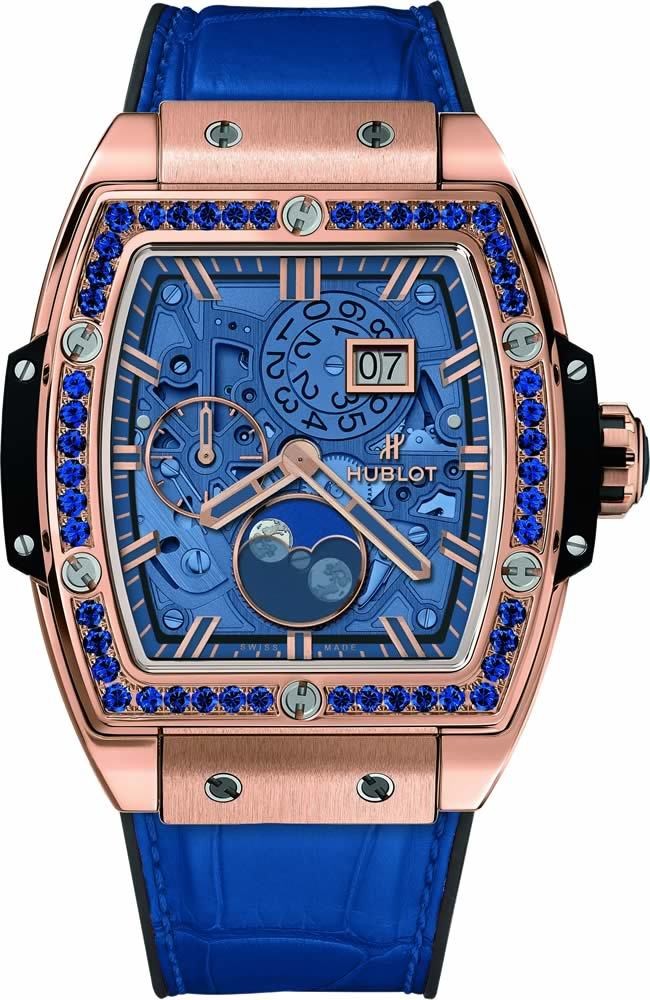hublot spirit of big bang king gold blue