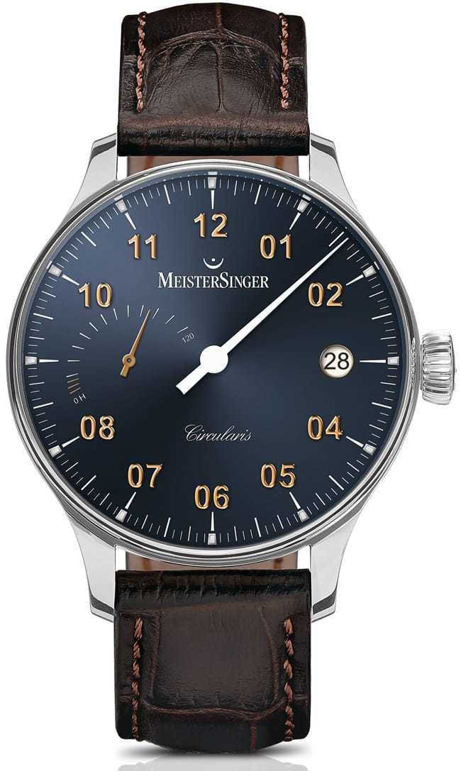 MeisterSinger Circularis Power Reserve Sunburst Steel Grey