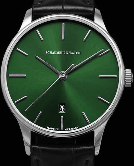 Schaumburg Watch Classoco Green Dial 40mm