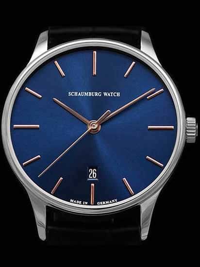 Schaumburg Watch Classoco Blue Dial 40mm