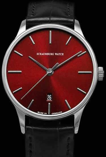 Schaumburg Watch Classoco 36mm Red Dial - Exquisite Timepieces