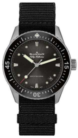 ブランパン　5100B-1110 Blancpain Fifty Fathoms Bathyscaphe 5100B-1110-NABA - Exquisite